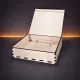 Коробка из фанеры под вечный календарь с откидной крышкой
