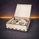 Коробка из фанеры под вечный календарь с откидной крышкой