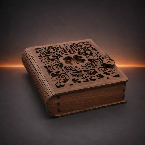 Шкатулка-книга из фанеры