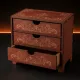 Шкатулка-комод из фанеры с выдвижными ящиками