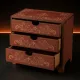 Шкатулка-комод из фанеры с выдвижными ящиками