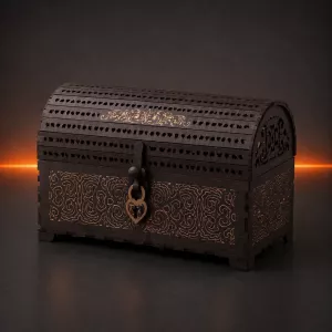 Шкатулка-сундучок из фанеры