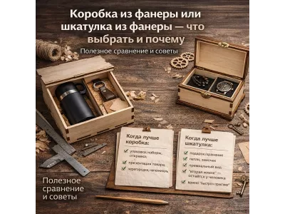 Коробка из фанеры или шкатулка