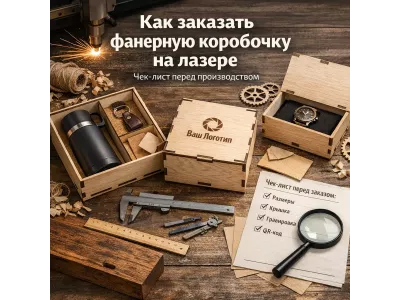 Как заказать коробочку из фанеры на лазере и не ошибиться